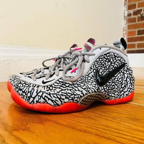 Nike Air Foamposite Pro PRM Elephant Print size 7 616750-002 OG Worn Once - Picture 13 of 16